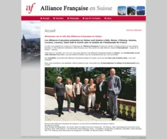 Alliancefrancaise.ch(Zürich) Screenshot