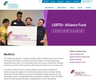 Alliancefund.org(Community Foundation for Southern Arizona) Screenshot
