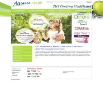 Alliancehealth.co.zw(Fast, professional, personalised service, providing effective innovative solutions) Screenshot