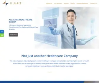 Alliancehealthcare.com.sg(Alliance Healthcare) Screenshot