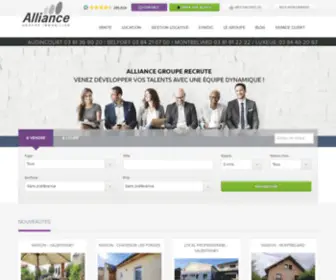 Allianceimmobilier.com(Alliance Immobilier Belfort) Screenshot