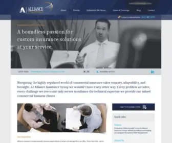 Allianceinsgrp.com(Commercial Insurance) Screenshot