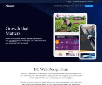 Allianceinteractive.com(DC Web Design) Screenshot