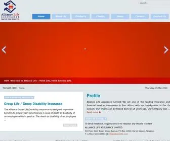 Alliancelife.co.tz(Alliance Life Assurance) Screenshot