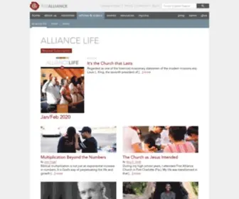 Alliancelife.org(News & Stories) Screenshot