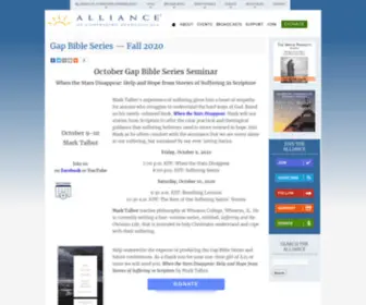 Alliancelive.org(Fall 2020) Screenshot