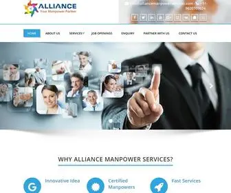 Alliancemanpowerservices.com(Alliance Manpower Services) Screenshot