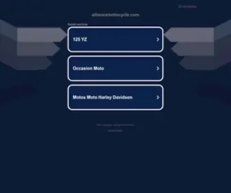 Alliancemotocycle.com(Alliancemotocycle) Screenshot