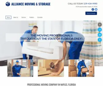 Alliancemovingandstorage.net(Alliance Moving & Storage) Screenshot