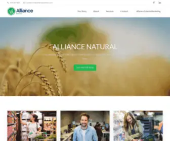 Alliancenatural.com(Alliance Natural) Screenshot