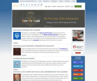 Alliancenet.org(Alliance of Confessing Evangelicals) Screenshot