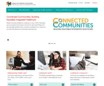 Allianceon.org(Alliance for Healthier Communities) Screenshot