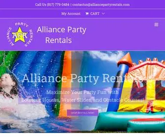 Alliancepartyrentals.com(Alliance Party Rentals) Screenshot