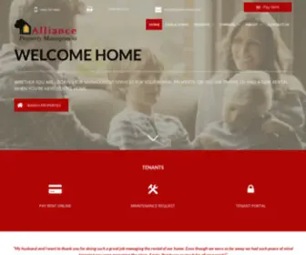 AlliancepropmGMT.com(Alliance Property Management) Screenshot