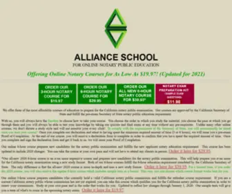 Allianceschool.com(Allianceschool) Screenshot