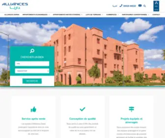 Alliancesdarna.ma(Alliances Darna promoteur immobilier & touristique au Maroc) Screenshot