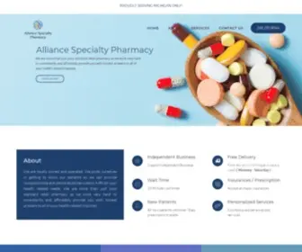 Alliancespecialtyrx.com(Alliance Specialty Pharmacy) Screenshot