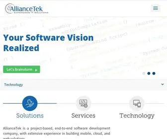 Alliancetek.com(Software Development Company) Screenshot