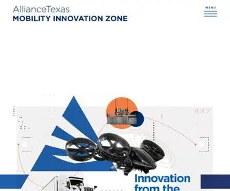 Alliancetexasmiz.com(Mobility Innovation Zone) Screenshot