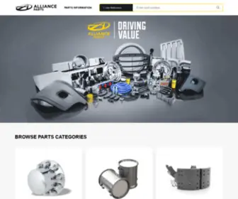 Alliancetruckparts.com(Alliance Truck Parts) Screenshot
