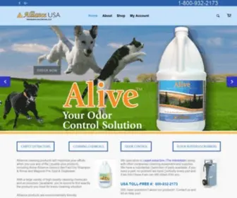 Allianceusaonline.com(Carpet Cleaning Supplies for Commercial and Residential Use. Call) Screenshot