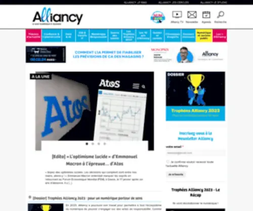 Alliancy.fr(Alliancy, le mag | Un nouveau regard sur l'actualité des partenariats dans l'IT) Screenshot
