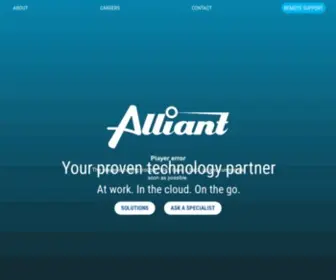 Alliant.net(Your Proven Technology Partner) Screenshot