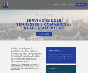 Alliantcommercial.com(Alliant Commercial Realty Services) Screenshot