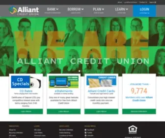 Alliantcu.com(Alliant Credit Union) Screenshot