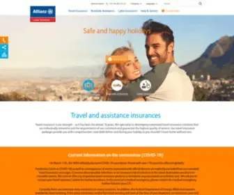 Allianz-Assistance.ch(Reiseversicherung online buchen) Screenshot
