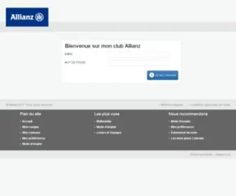 Allianz-Avantages.fr(Bienvenue sur votre club) Screenshot