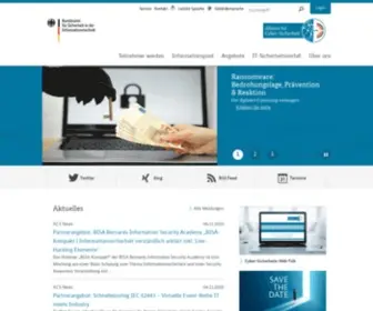 Allianz-Fuer-Cybersicherheit.de(ACS) Screenshot