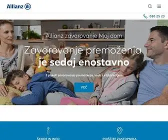 Allianz-Slovenija.si(Zasebni uporabniki) Screenshot