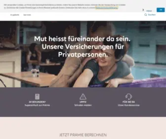 Allianz-Suisse.ch(Versicherungen & Vorsorge in der Schweiz) Screenshot