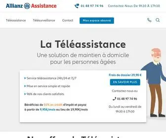 Allianz-Teleprotection.fr(Le spécialiste de la Téléassistance pour les personnes âgées) Screenshot