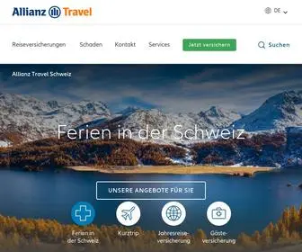 Allianz-Travel.ch(Allianz Travel Schweiz) Screenshot