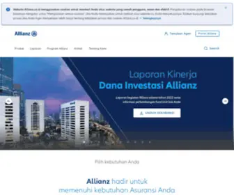 Allianz.co.id(Perusahaan Asuransi Allianz Indonesia) Screenshot