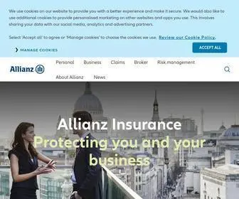 Allianz.co.uk(Allianz Insurance) Screenshot