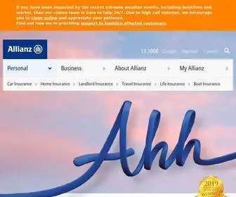 Allianz.com.au(Allianz Insurance) Screenshot