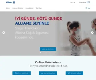 Allianz.com.tr(Allianz Sigorta) Screenshot