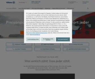 Allianz.de(Versicherung, Vorsorge und Vermögensaufbau in Corona-Zeiten) Screenshot