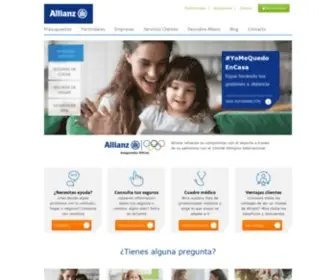 Allianz.es(Seguros e inversiones para personas y empresas) Screenshot