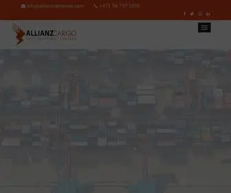 Allianzcargouae.com(Allinaz cargo) Screenshot