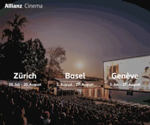 Allianzcinema.ch(Die schönsten open) Screenshot