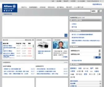 Allianzglobalinvestors.com.tw(德盛安聯基金理財網) Screenshot