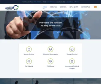 Allianzmoving.com(Moving and Relocation Services) Screenshot