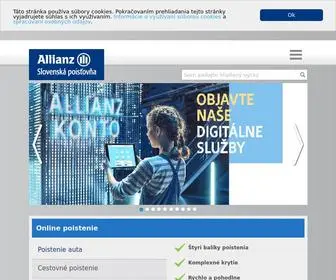 Allianzsp.sk(Allianz) Screenshot