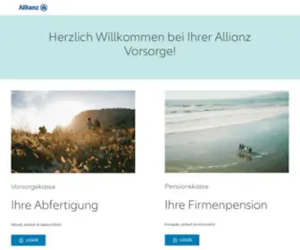 Allianzvorsorge.at(Allianzvorsorge) Screenshot