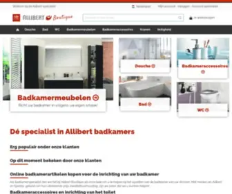 Allibert-Boutique.nl(Allibert Boutique) Screenshot