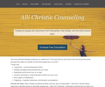 Allichristiecounseling.com(Allichristiecounseling) Screenshot